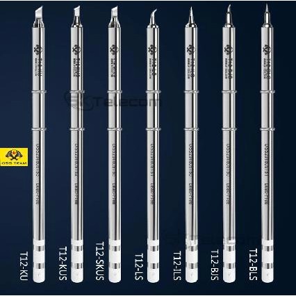 TOP MATA SOLDER OSS TEAM T12 LURUS /BENGKOK /PISAU ORIGINAL -