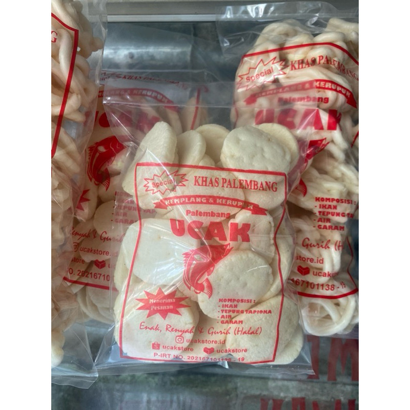 

SERBA 10 RIBU !!! KERUPUK KEMPLANG SUPER !! Kerupuk palembang Kerupuk UCAK asli ikan tenggiri.
