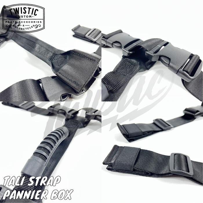 TALI STRAP LOOP HANDLE PENGAIT BOX PANNIER CARGO MOTOR UNIVERSAL