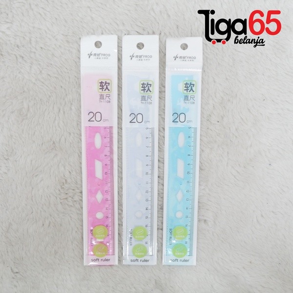

Penggaris 20Cm #40908 Penggaris Plastik 20Cm Warna Pastel Estetik