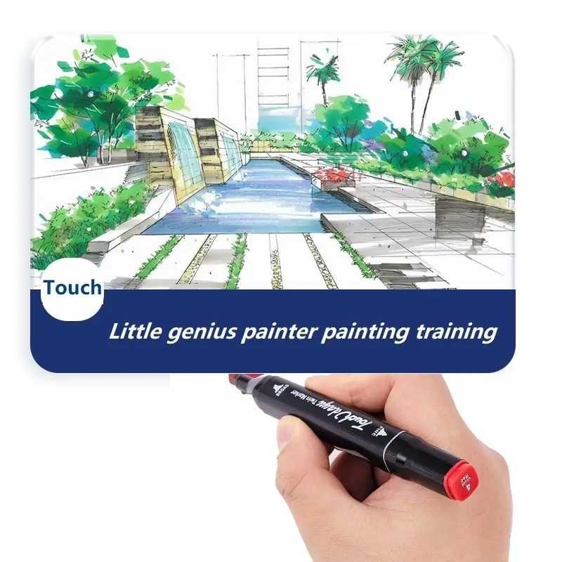 

Spidol Dual Side Fine Art Brush Art Marker Set 36 Warna - CY-006 Touch