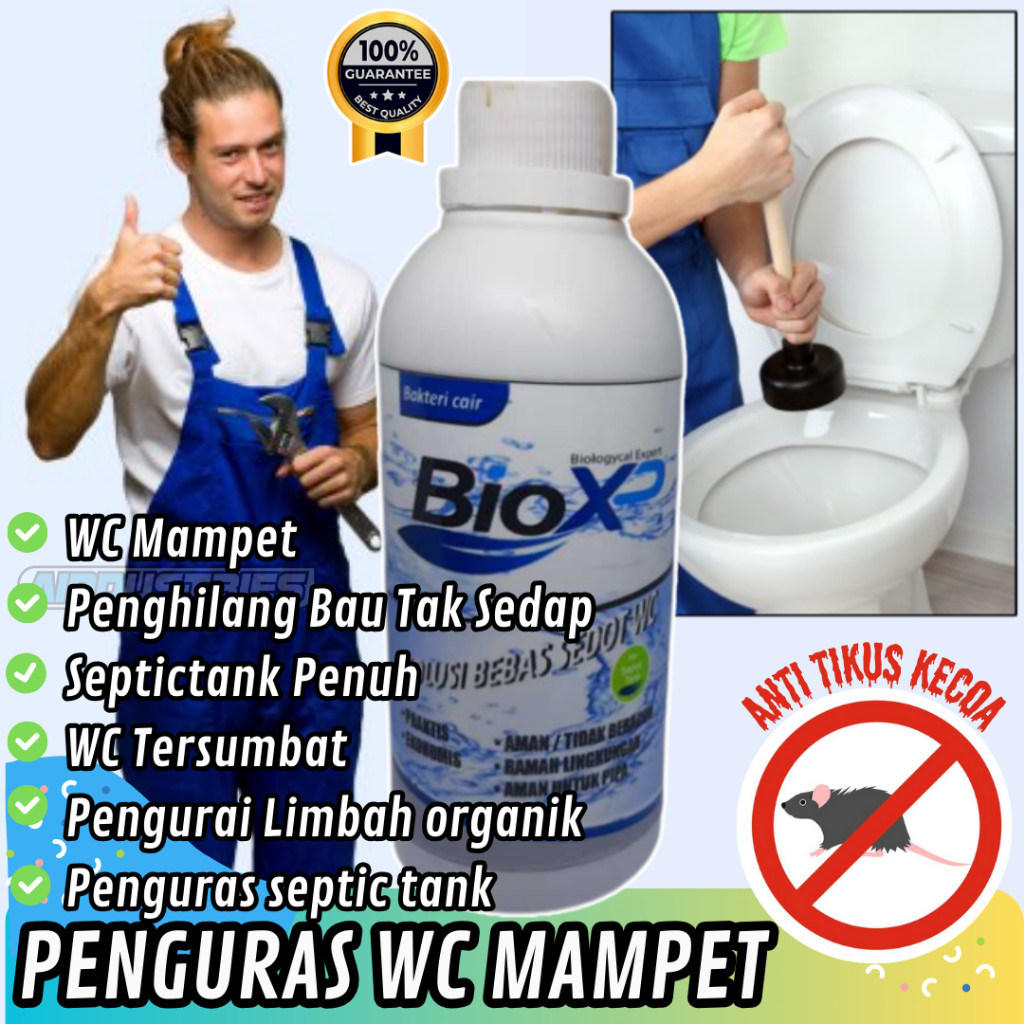 OBAT PENGHANCUR TINJA WC MAMPET BIO XP FORMULA KURAS SEPITENG PENGURAS KLOSET SEPTICTANK PENUH