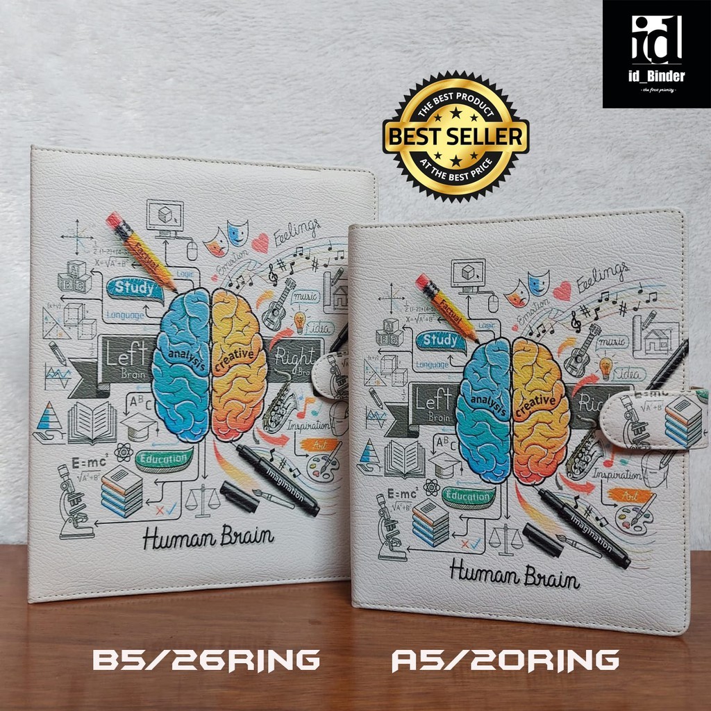 

BINDER PRINTING MOTIP HUMAN BRAIN A5/20RING DAN B5/26RING