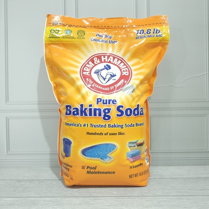 

BisaInstan- BAKING SODA MERK Arm & Hammer Baking Soda 4.89 KG MADE IN USA 4.89KG 4