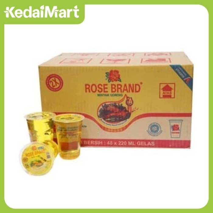 

BisaInstan- Minyak Goreng Rose Brand 220 ml Dus