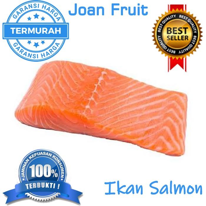 

BisaInstan- GROSIR TERMURAH 1kg Ikan Salmon Fillet import Sushi Quality Frozen