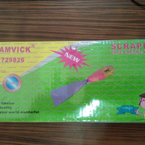 KAPE KAYU STAMVICK 3/PISAU DEMPUL/KAPE TEMBOK/KAPE KAYU GAGANG