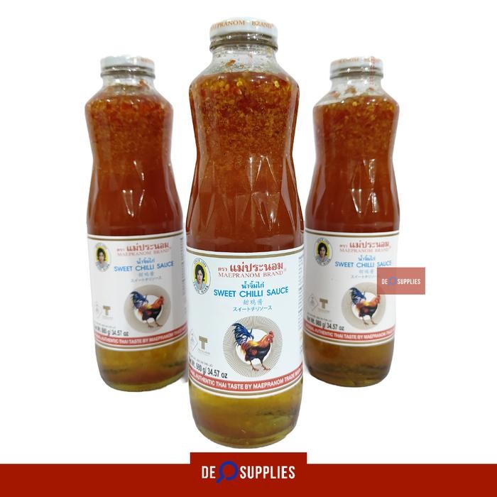 

BisaInstan- Maepranom Sweet Chili Sauce 980gr - Saus Thai Pedas Manis Thailand