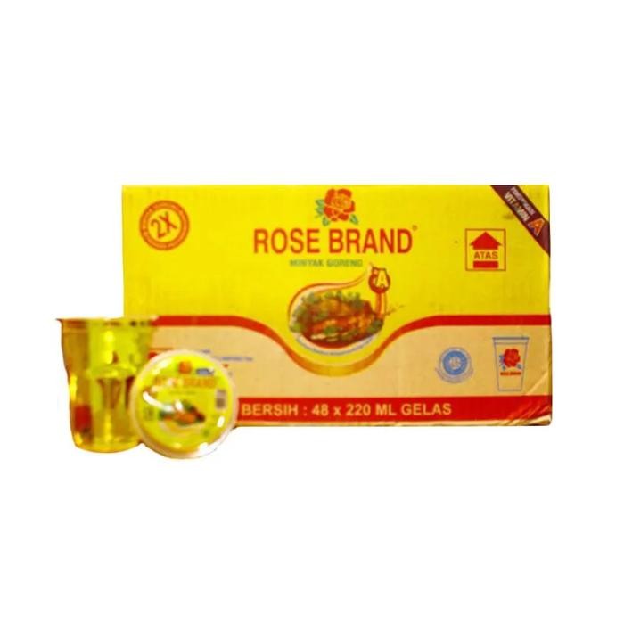 

BisaInstan- Minyak Goreng Gelas Rose Brand 220ml 1dus khusus ojol