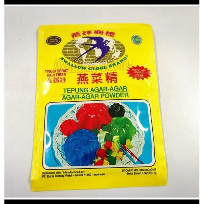 

BisaInstan- Agar Swallow Glober 12x7gr (Merah, Putih, Hijau atau Cokelat)