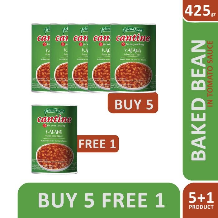 

Kirim,HariYgSama- Cantine Baked Beans in Tomato Sauce 425 gr ( Beli 5 gratis 1)