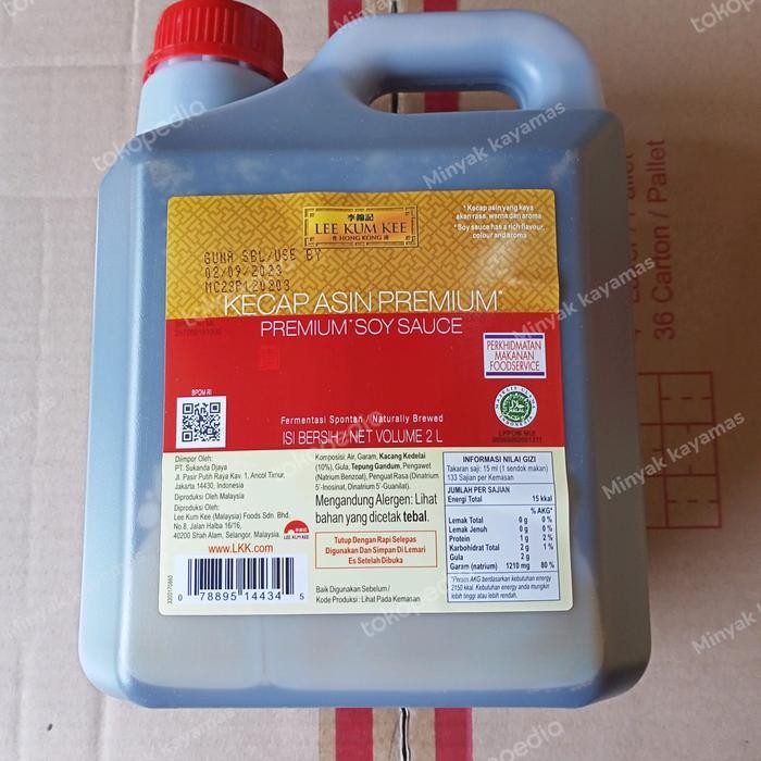 

Kirim,HariYgSama- Kecap Asin Premium Lee Kum Kee Jerigen 2 L