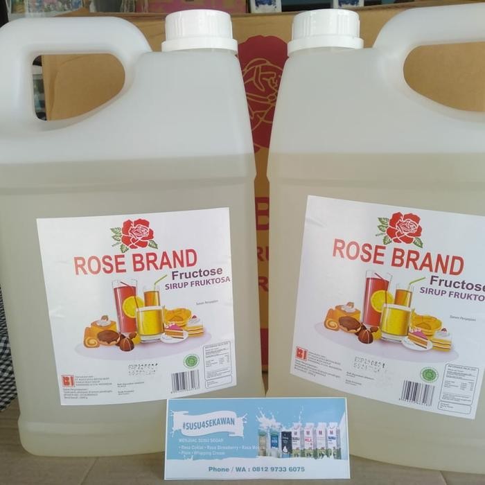 

BisaInstan- Gula Cair Rose Brand 5kg / Fructose Rose Brand (1 pcs 5kg)