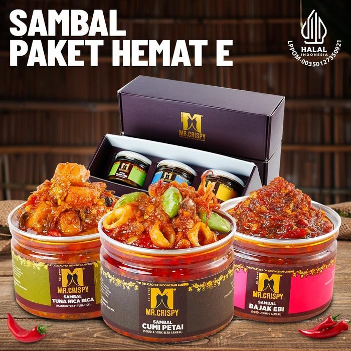 

BisaInstan- PAKET SAMBEL HEMAT E MR.CRISPY(KOTAK HMPERS)