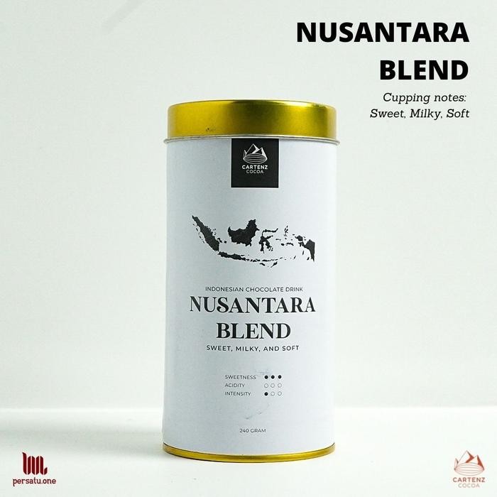 

BisaInstan- [CARTENZ COCOA] Nusantara Blend Chocolate Powder Drink Canister 240 g