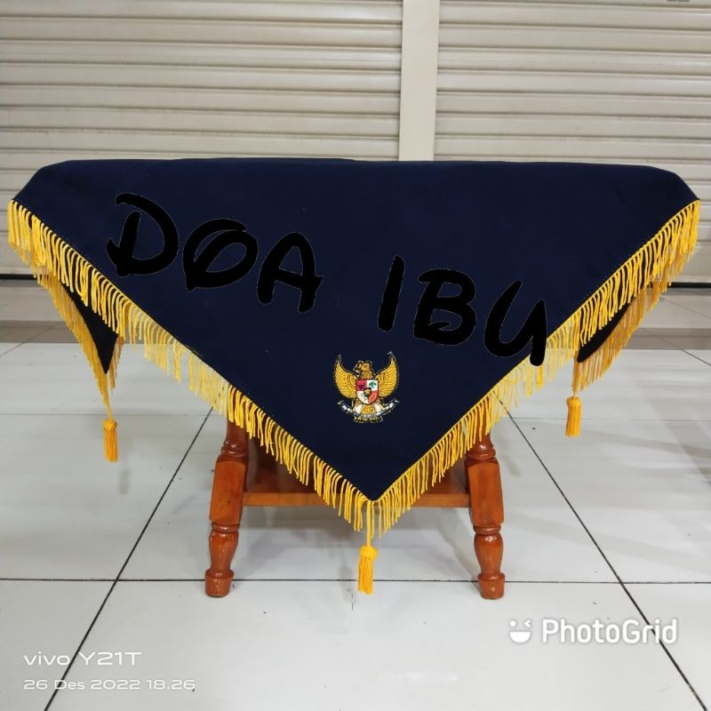 

best seller alas baki paskibra alas baki upacara bendera pake rumbai warna u dongker