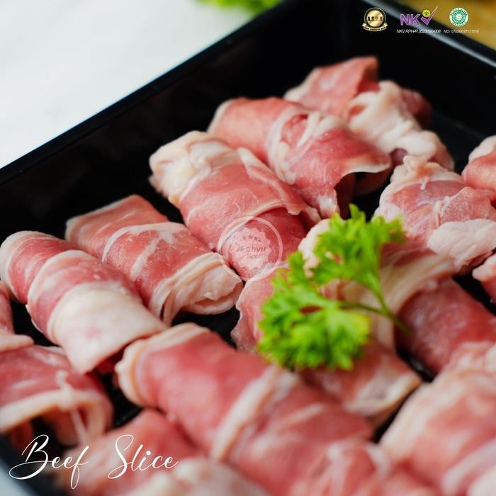 

Kirim,HariYgSama- Beef Slice Grass Fed Organic with fat/Daging Sapi Organik Wahyu Beef