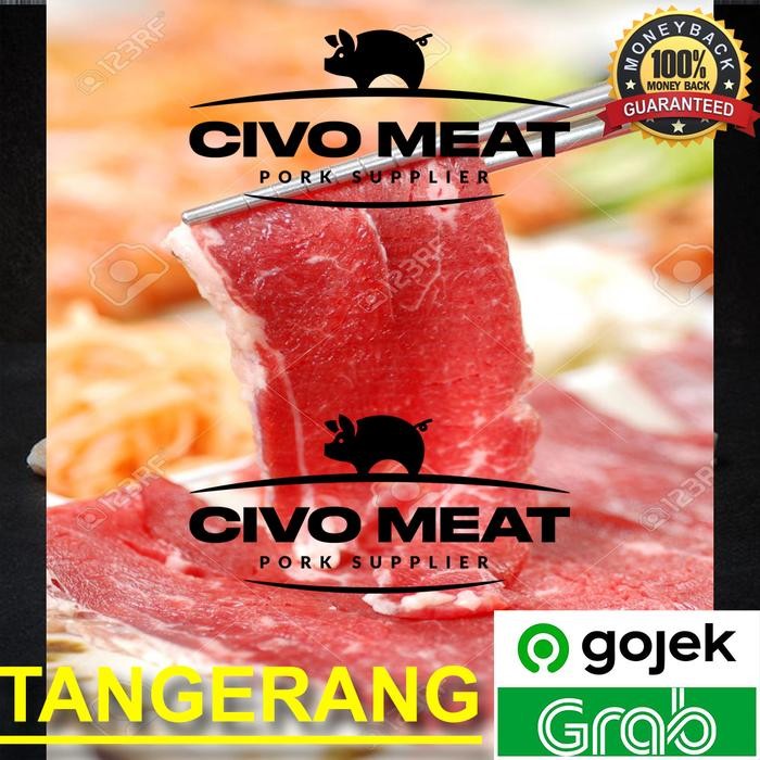 

Kirim,HariYgSama- Sirloin beef slice Import Daging Bifuyaki Yakiniku Shabu Sukiyaki 500g