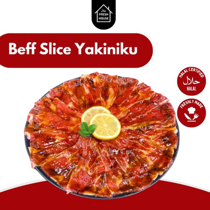 

Kirim,HariYgSama- BEEF SLICE SUPER / SLICE YAKINIKU MARINASI BUMBU BBQ, SPICY BBQ, BLACKPEPPER, TERIYAKI,