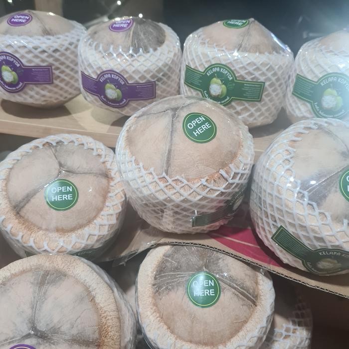 

BisaInstan- 3 buah kopyor Botak utuh diwrapping