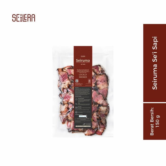 

Kirim,HariYgSama- SEIRUMA - Sei Sapi / Daging Asap (150 gr) + Sambal Luat by Seilera