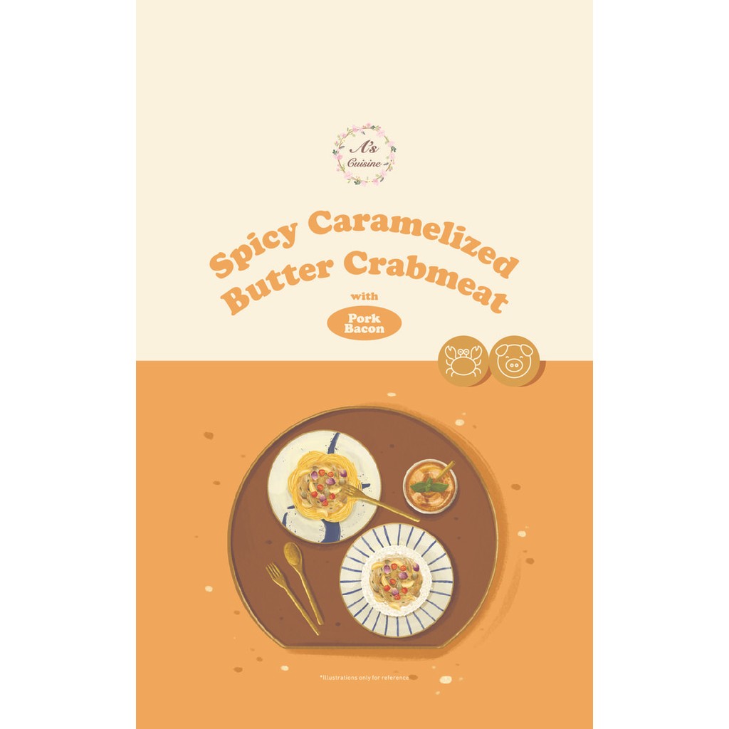 

Kirim,HariYgSama- Frozen Caramelized Butter Crabmeat w Bacon