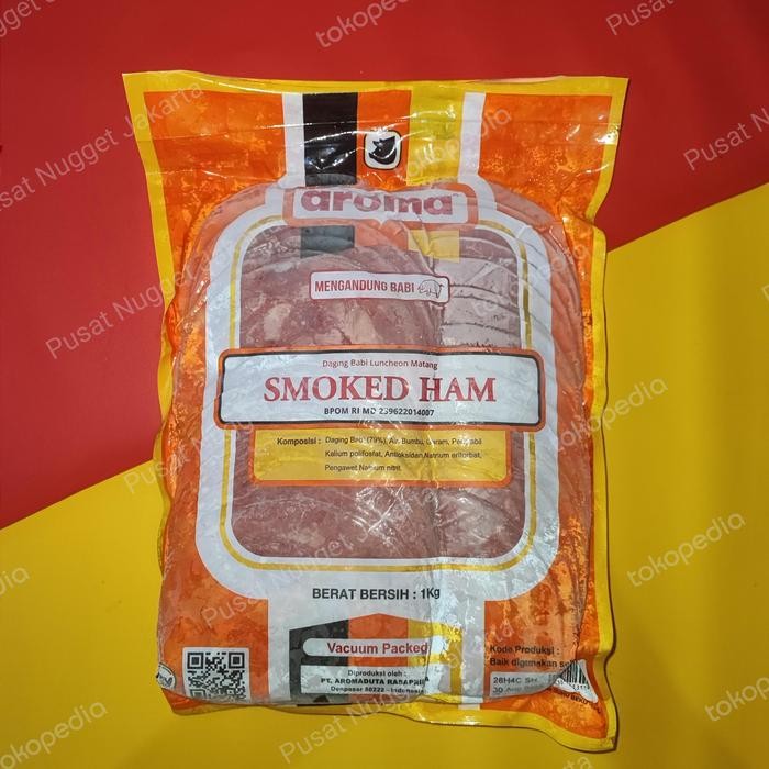 

Kirim,HariYgSama- Smoked Ham 1kg Aroma