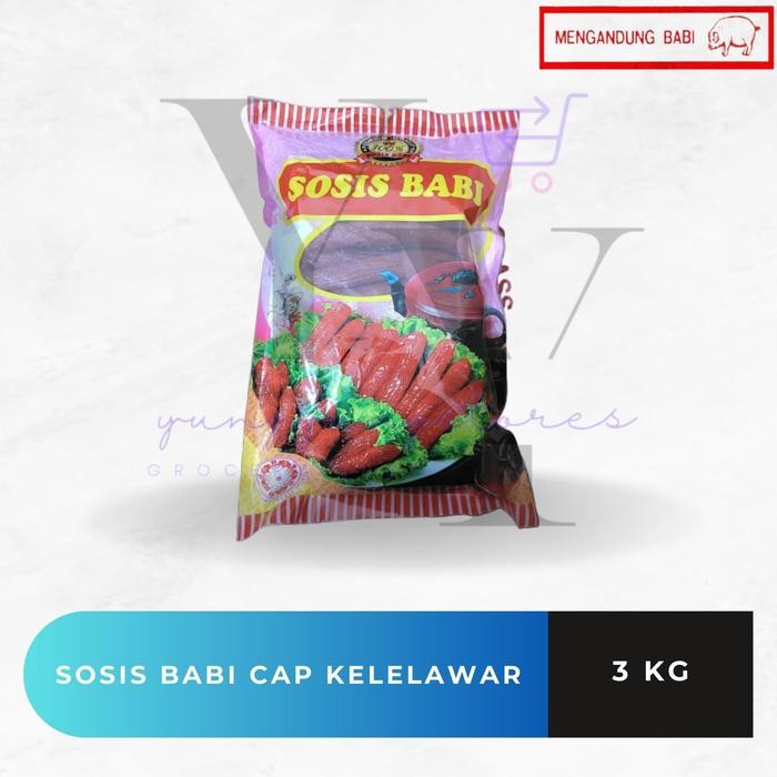 

Kirim,HariYgSama- 1 Bal Isi 3 Kg Lapchong / Lapchiong / Sosis Babi Cap Kelelawar Malaysia