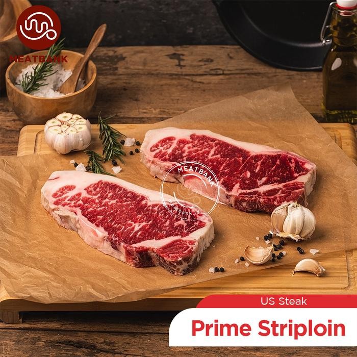 

Kirim,HariYgSama- MEATBANK US PRIME STRIPLOIN Angus Beef Steak Daging Sapi Wagyu Sirloin