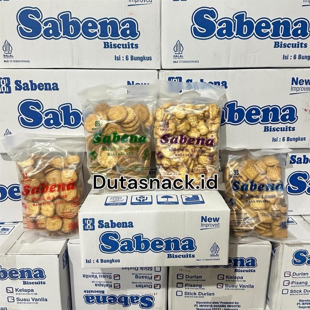 

SABENA BISKUIT NEW isi 4 kantong 4 rasa biscuits MIX total 1 Kilogram [ Top Creator ]