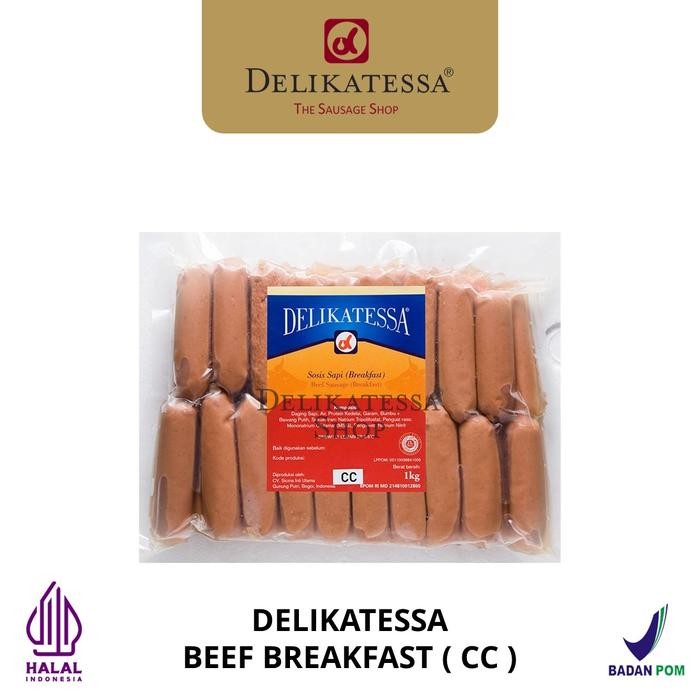 

Kirim,HariYgSama- Delikatessa Beef Breakfast (1KG) Sosis Sapi Sarapan Halal