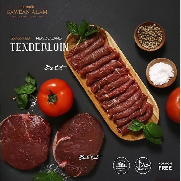 

Kirim,HariYgSama- NZ Grass-Fed TENDERLOIN - Daging Sapi TENDERLOIN - Slice Cut (250 gr)