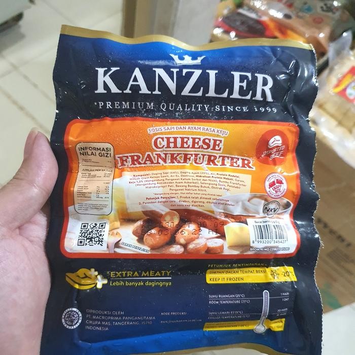 

Kirim,HariYgSama- Sosis Cheese Frankfurter Kanzler / Cimory 360gr