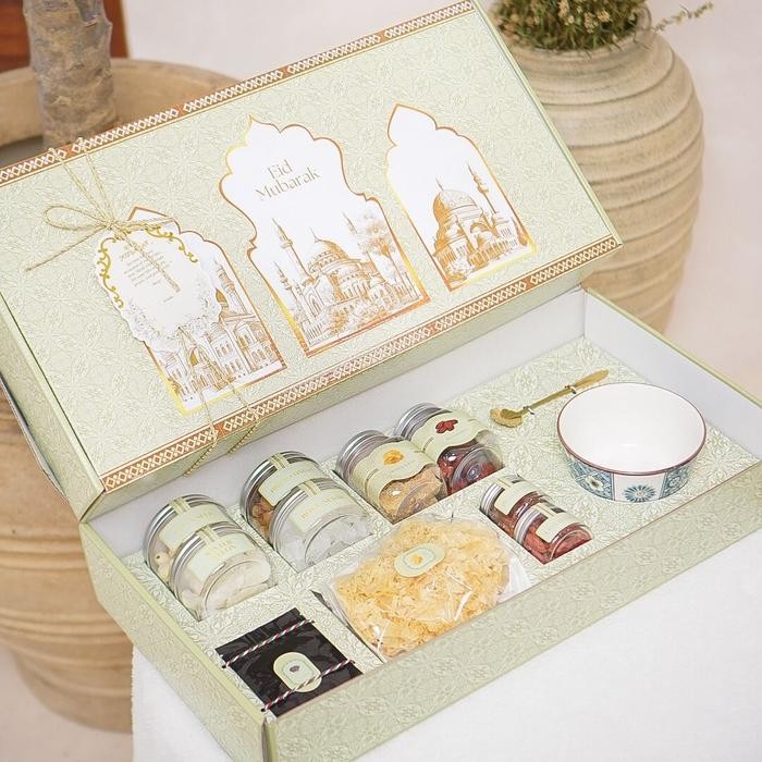 

Kirim,HariYgSama- SNOW BIRDNEST SET - hampers lebaran idul fitri parcel lebaran