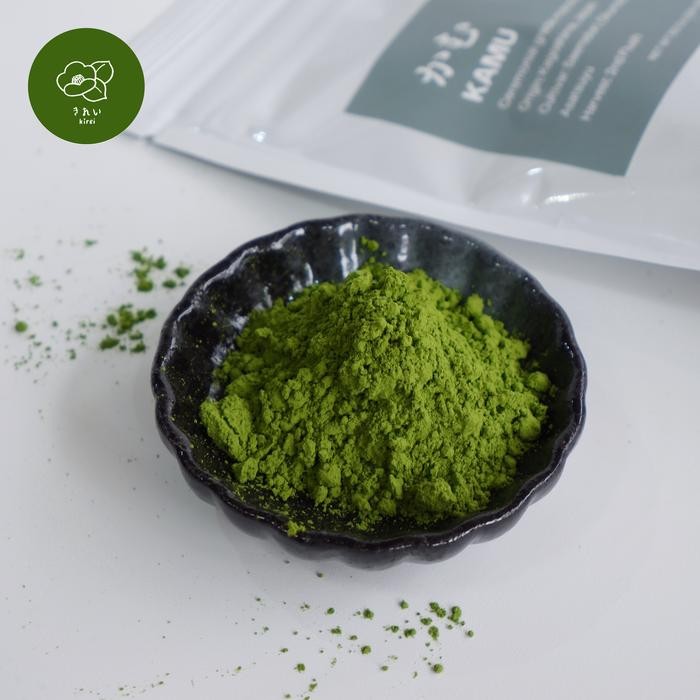 

Terlaris- Ceremonial Grade Matcha Kamu 100G Made In Japan