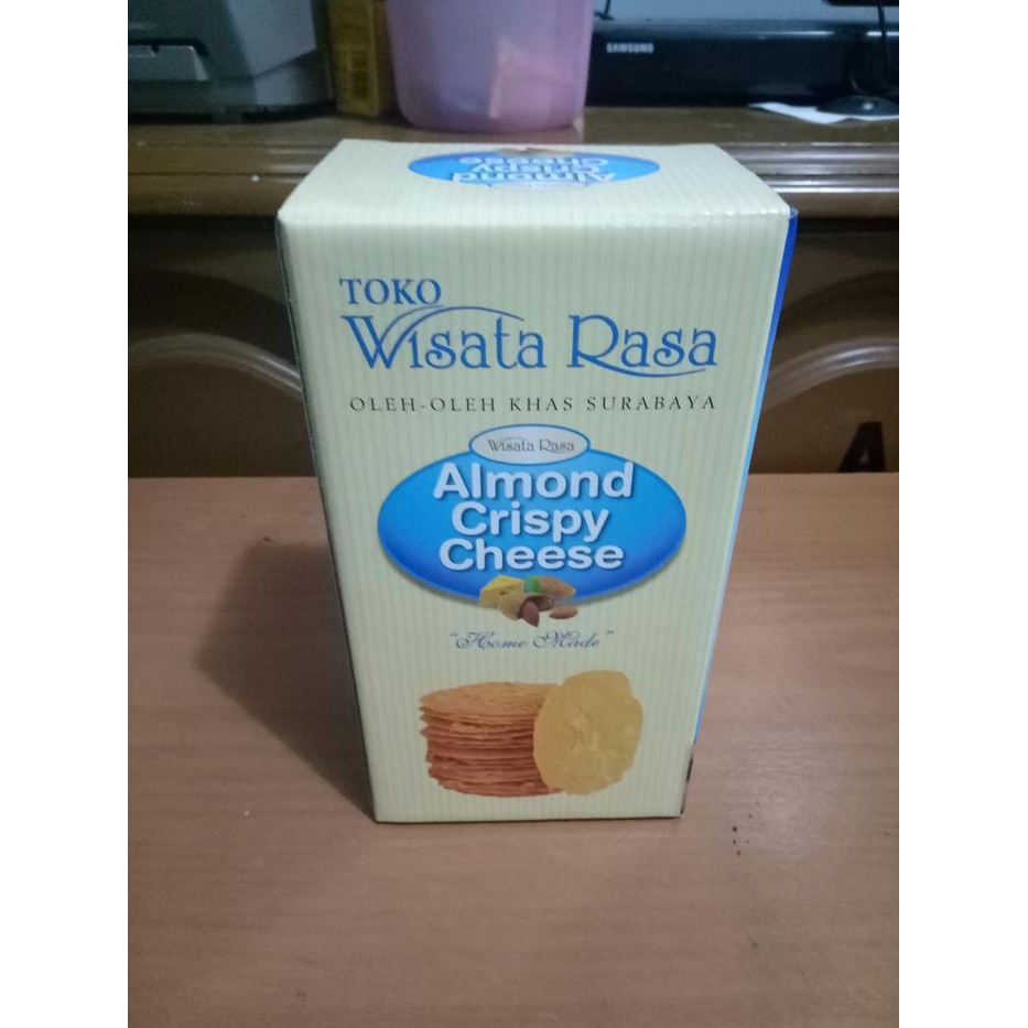

Kirim,HariYgSama- ALMOND CRISPY CHEESE ORIGINAL WISATA RASA SURABAYA