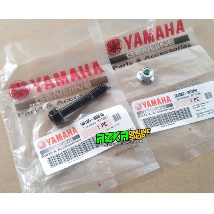 BAUT 12 DAN MUR 12 BREKET MOUNTING MONTING MIO SPORTY SMILE SOUL FINO ORIGINAL WE