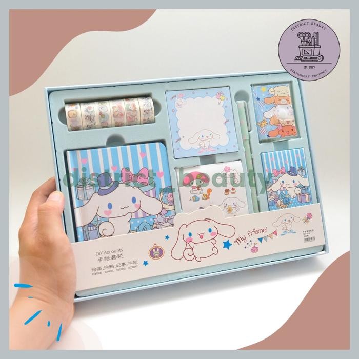 

JURNAL 7 IN 1 KUR0MI PAKET ALAT TULIS TERLENGKAP MOTIF MELODY CINNAMOROL KUROMI SET IDE SOUVENIR