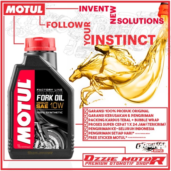 [Expert] MOTUL FORK OIL MEDIUM 10W - 1L OLI SHOCK OHLINS