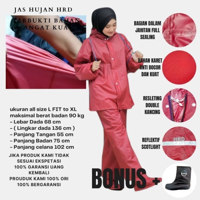 [Expert] Promo Jas Hujan Pria Wanita Hrd Lengkap Jas Sepatu