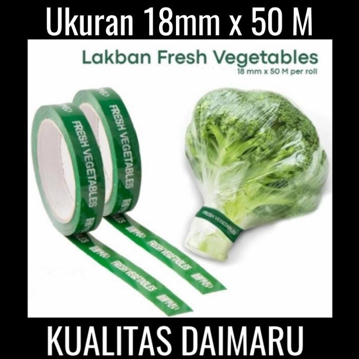 

Lakban Sayur 18mm x 50 meter Isolasi Selotip KUALITAS DAIMARU *