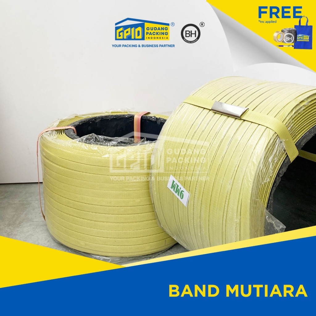 

MUTIARA - Tali Strapping Band 9 / 12 / 15 mm Warna
