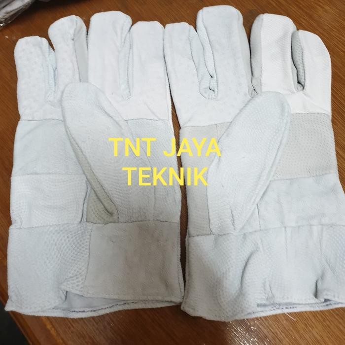 JTTOP" SARUNG TANGAN LAS ARGON SARUNG TANGAN LAS KULIT ARGON CO2 MIG MMA