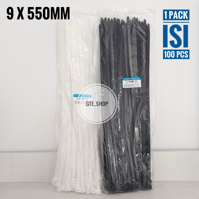 

Kabel Ties 55cm (550mm) 9 x 550mm PROMO TERMURAH Cabel Tie / Kabel Tie / Cabel Ties / Pengikat Kabel