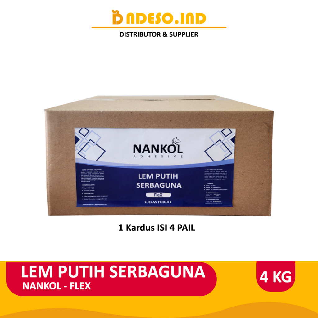 

Lem Putih Serbaa Nl Flex - 4KG