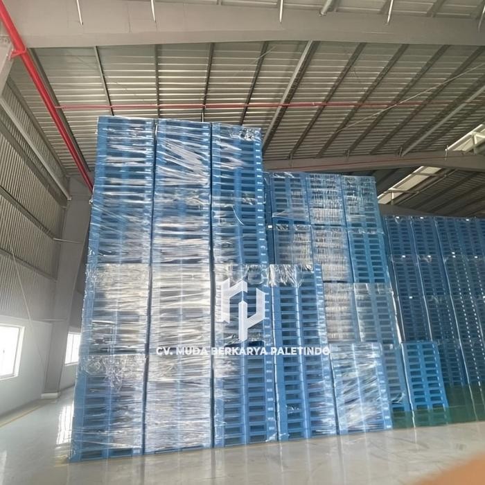 

ready stok palet plastik baru 110x110x15 pallet plastik new original