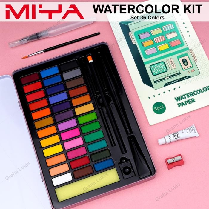 

ready stok miya himi kit watercolor / cat air set 36 kit original
