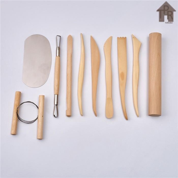 

ready stok butsir set / alat ukir clay / pottery tool / modelling tools - 10pcs. original