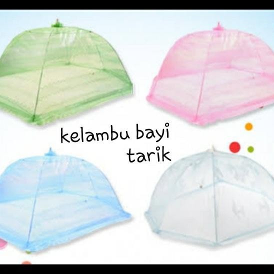 Auraby- Kelambu Bayi Tarik Anti Nyamuk Bahan Kilap & Kuat Bayi Tidur Pulas