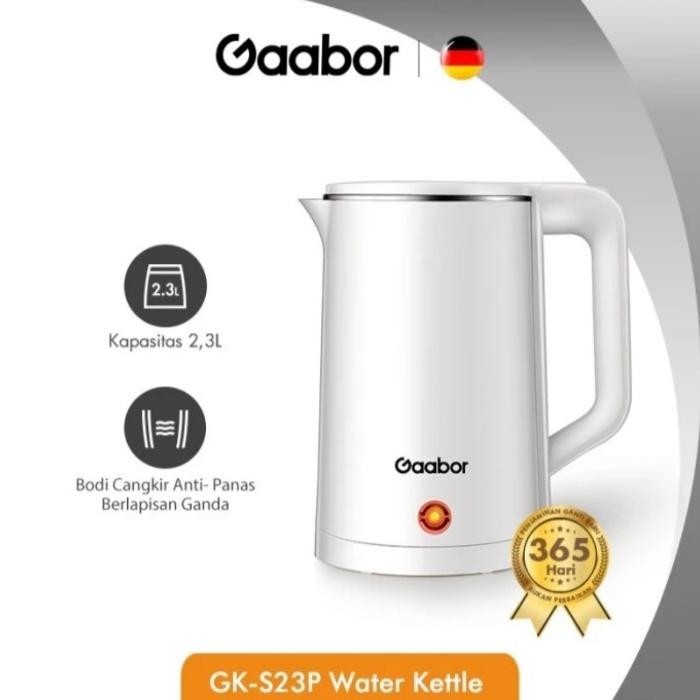 TOP KETTLE LISTRIK GAABOR 2.3 LITER -